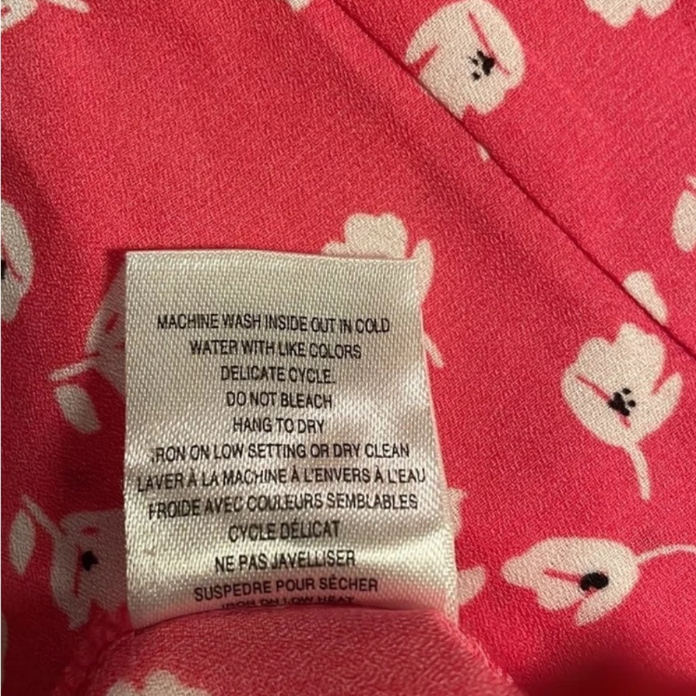 Pink Floral Women's Blouse - Picture 7 of 12